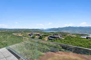 View of mountain background