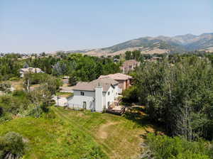 View of south side of home/yard