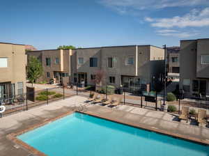 View of pool