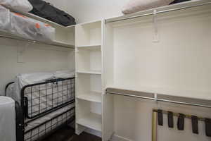 View of spacious closet