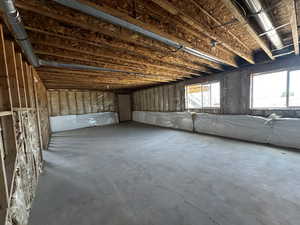 View of basement