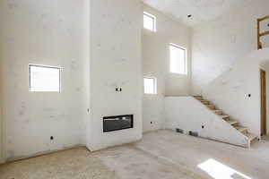 View of unfurnished living room