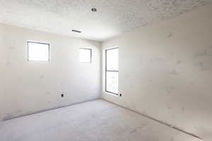 Unfurnished room featuring plenty of natural light