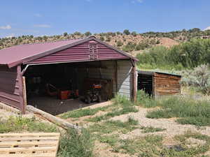 View of outdoor structure