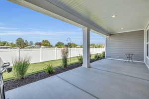 View of patio