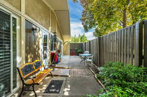 View of patio