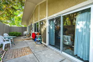 View of patio