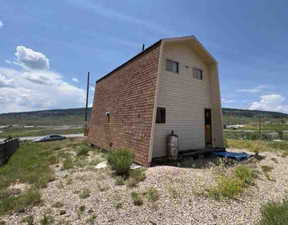 View of cabin from the back