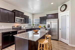 Large kitchen with nice island