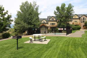 Community grill and picnic area