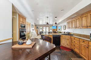 Beautiful kitchen with new cooktop and microwave