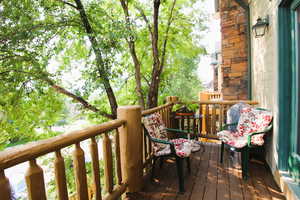 View from the balcony at the front of the home