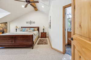 Cozy upstairs master suite