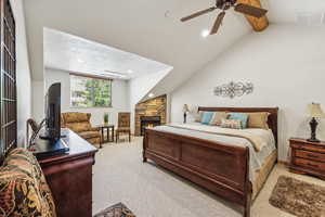 Cozy upstairs master suite