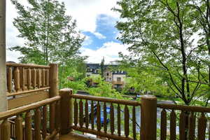 View from the balcony at the front of the home