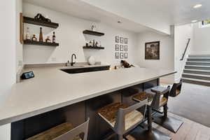 Wet Bar in Family Room