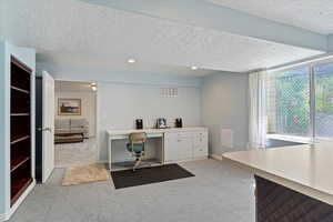 Use this space as a bedroom, office, craft room or flex space with carpet, and can lighting.