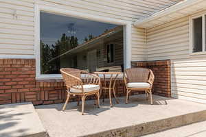 View of patio