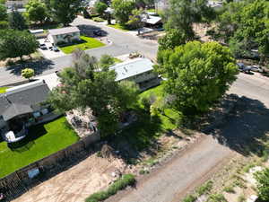 Aerial view back of home