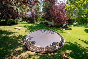 In ground trampoline