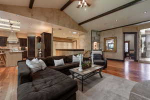 Beautiful hardwood floors throughout great room