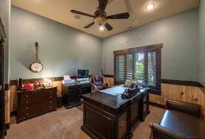 Home office off foyer