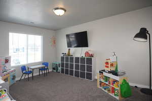 Spacious open playroom/rec room/upstairs family room