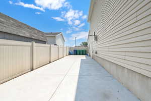 View of patio