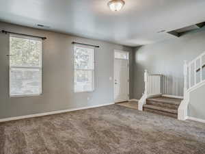 Living Room & Front Entryway