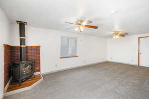 Gas heat source for family room only with wall thermostat