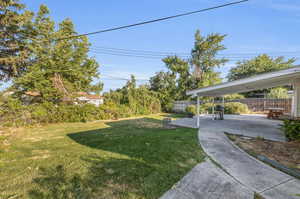 View of yard featuring a patio area