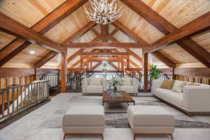 Virtually staged loft