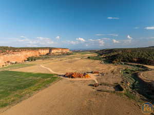 Aerial view with a rural view