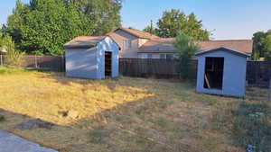 Backyard and Sheds