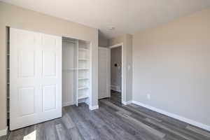 Bedroom 1 with large closet