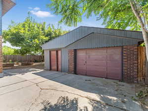 Large garage and attached shed