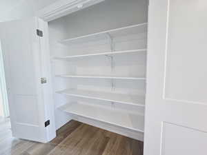 View of closet