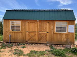 Shed onsite storage