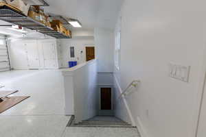 Separate basement garage entry