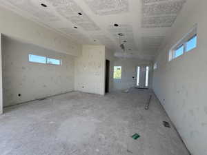 Empty room with plenty of natural light