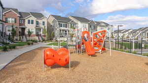 View of jungle gym