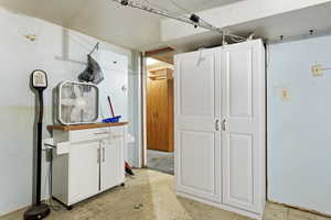 View of clothes washing area