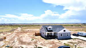 Bird's eye view featuring a rural view