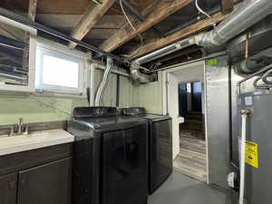 3/4 Bath, Laundry, Furnace room