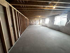 View of basement