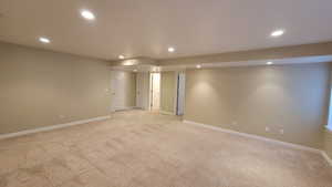 View of Basement Living Room