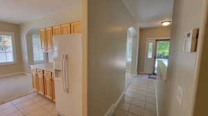 View of Entry Way & Kitchen