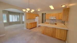 View of Kitchen from Dining Area