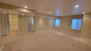 View of Basement Living Room