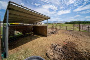 Exterior space featuring a mountain view and a rural view